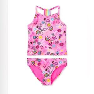 The Children's Place Pink Butterfly Bikini Set (876)